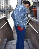 Vintage 1990s《Levi’s》“76506” All-Over Distressed Bleached Denim Jacket