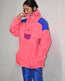 Vintage 1980s《Columbia》“Pink” Nylon Shell Pull-over Jacket