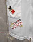 Vintage《CZ》A Zip-up Long Tee with “Casino” Embroidery