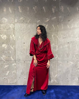 Vintage《Christian Dior LOUNGE WEAR》Velour Robe with Hoodie