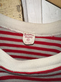 Vintage《SPORTSWEAR OF Quality》Stars and Stripes Patterned Short Sleeve Sweat Shirt