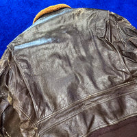 Vintage Leather Flight Jacket