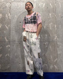 Vintage《TRENDS》1990s Handmade Mesh Tie-dye T-shirt