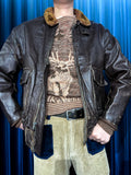 Vintage Leather Flight Jacket