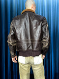 Vintage Leather Flight Jacket