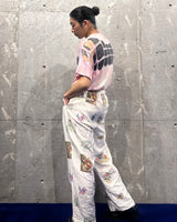 Vintage《TRENDS》1990s Handmade Mesh Tie-dye T-shirt
