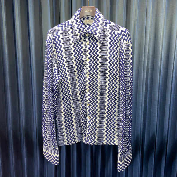Vintage 《David of MIAMI BEACH》× 《ENRICO CAPPUCCI》Pile Beach Long Sleeve Shirt