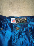 Vintage Blue Metallic Pants