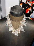 Antique “Grape&Apple” Crystal Beads Necklace