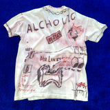 Vintage《BEEREN》 “USAF DRINKING TEAM” Hand Painted T-shirt