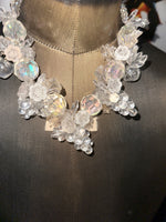 Antique “Grape&Apple” Crystal Beads Necklace