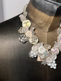 Antique “Grape&Apple” Crystal Beads Necklace