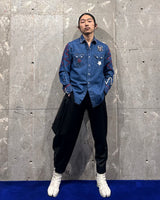 Archive《ISSEY MIYAKE》2000s Tapered Slacks with Drapey Fabric on One Side