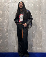 Vintage 1970s Fringe Leather Jacket