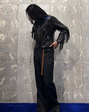 Vintage 1970s Fringe Leather Jacket