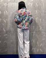Vintage《Leon orde》1980s-1990s Splash Painted Pattern Half-zip Pullover Jacket