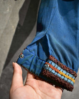 Antique Frill Piping Silk Pull-over Shirt