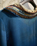 Antique Frill Piping Silk Pull-over Shirt
