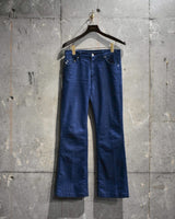 Vintage《CAVARICCI》1980s Blue Glitter Jeans