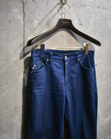 Vintage《CAVARICCI》1980s Blue Glitter Jeans