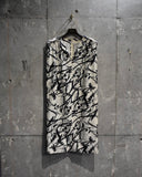 Vintage《ElaineArons》1960s Brushpaint Sleeveless Dress