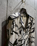 Vintage《ElaineArons》1960s Brushpaint Sleeveless Dress