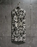 Vintage《ElaineArons》1960s Brushpaint Sleeveless Dress