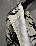 Vintage《ElaineArons》1960s Brushpaint Sleeveless Dress