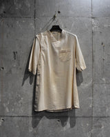 Vintage 1940s-1950s French Army Linen Hospital Smock
