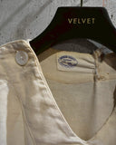 Vintage 1940s-1950s French Army Linen Hospital Smock