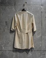 Vintage 1940s-1950s French Army Linen Hospital Smock