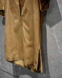 Vintage《Baron’s》1970s PulloverSuede Short-sleeve Shirt