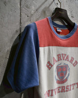 Vintage《Champion》1970s “HARVARD UNIVERSITY” T-shirt