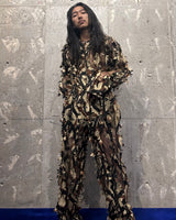 Vintage《Smart Hunters Wear ASAT CAMOUFLAGE》Tribal Patterned Mesh Ghillie Suit