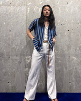 Vintage《SOME SAMAI TAILORS》1960s Sun Fade Striped Short-sleeve Shirt