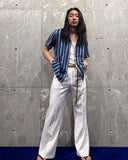 Vintage《SOME SAMAI TAILORS》1960s Sun Fade Striped Short-sleeve Shirt