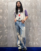 Vintage《CIWONE CIMONE》1970s Patchwork Denim Pants