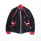 Vintage 80s《FILA》Jacket&Vest 2way Velour Track Jacket