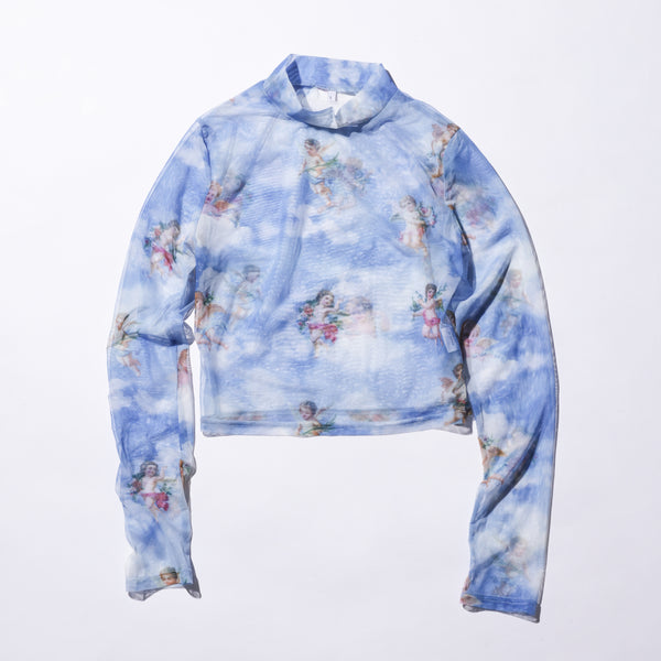 Vintage “Angel” See-through Long Sleeve T-shirt