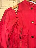 Vintage《O'BA DI DO'NC》Parachute-style Red Jump Suit