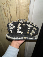 Vintage “Pearly King” Old Costume Casquette Made in England