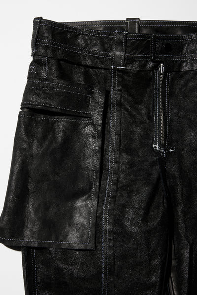 Midorikawa》REVERSIBLE LEATHER PANTS – VELVET