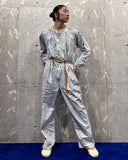 Vintage Splash Painted Paper Jump Suit
