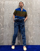 Vintage《DAVINCI》1960s Velour Half-zip s/s Pull Over