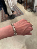 Vintage Square×Ball Geometric Bracelet