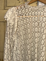 Vintage Old Lace Pullover Shirt