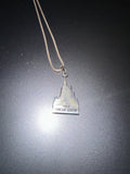 Vintage “Cinderella Castle” Sterling Silver 925 Necklace
