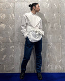 Archive《JIL SANDER》2014s Embossing Face Solid Slacks