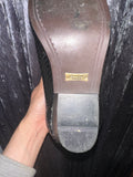 Vintage《GIORGIO BRUTINI》Black Snake Skin Short Boots