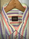 Vintage《Neiman Marcus》Striped Short Sleeve Shirt
